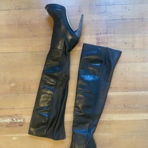 Herve Leger ‘Vero Cuoio’ Women Thigh High